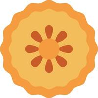 A yellow flower with brown spots on it vector