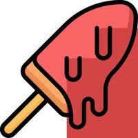 Ice cream popsicle icon vector