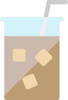 Ice cream drink icon vector