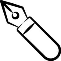 A pen and ink on a white background vector