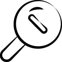 Magnifying glass icon vector