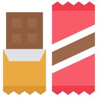 Chocolate candy bar vector