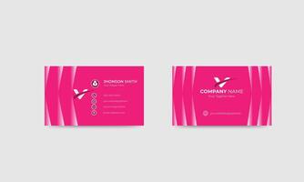 business card Colorful template design vector