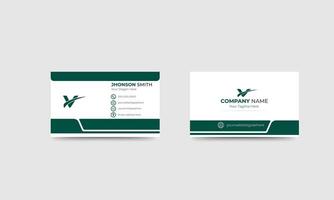 Identity business card design vector