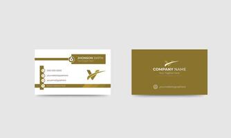 2 sided business card design vector