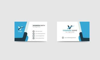 colorful 2 sided business card design template vector