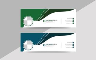 email template design. vector