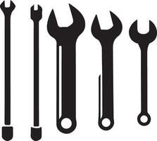 Wrench icon set tools. vector