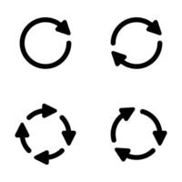 Rotate icon set. Circle Arrow icon set. Circle Arrows. Icon set. Arrow icon set. vector