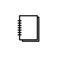 Notebook icon. Notebook. vector