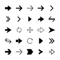 Arrow icon set. Arrow icon. Arrow set. Set of arrows. vector