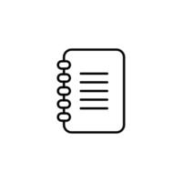 Notebook icon. Book icon. vector