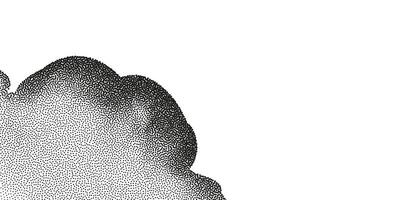 A wave of black dots with a sandy texture. An abstract, grainy background featuring a noisy gradient pattern. vector