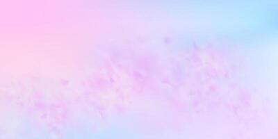 Blue background with pink clouds creating the effect of smoke or fog. The atmosphere of spring magic at dawn or summer night ,fog over land or water surface. vector