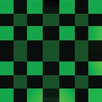 Green and black checkered flannel pattern vector