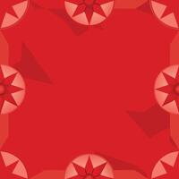 Red Paper Background Seamless Pattern Illustration vector
