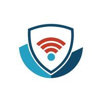 A logo for a WIFI network. vector