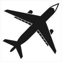 A silhouette of Aero plane. vector