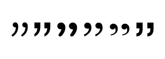 Set of quotes, brackets for text. graphics vector