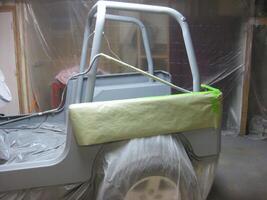 Auto Restoration, Primer Gray, 1990s Vehicle Paint Job photo