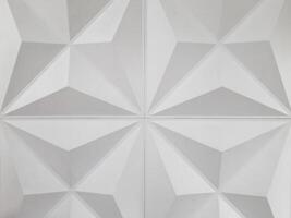 Geometric square triangle in white and grey. abstract background photo