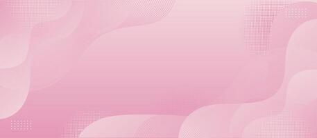 abstract pink background with wavy. background for banner vector