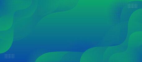 Abstract Fluid Wave Background. abstract green and blue background vector