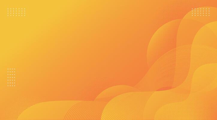 Abstract Gradient Orange Fluid Wave Background