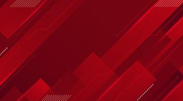 Red Modern Digital Technology Geometric Abstract Background vector