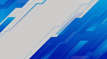 Blue Abstract Technology Futuristic Background. Modern abstract gradient background vector