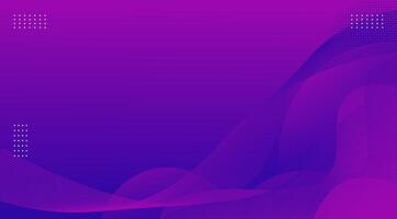 Abstract Gradient Purple and Blue Fluid Wave Background. Modern background design. Dynamic Waves backgrounds vector