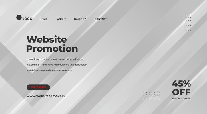Abstract geometric grey background. For modern website template