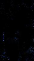 An Enchanting Bioluminescent Pathway Illuminated in the Depths of Darkness at Night video