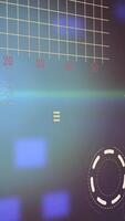 Abstract Digital Interface with Comprehensive Data Visualizations and Numerical Information video