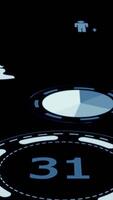 An Abstract Black Background that features Graphic Elements and a variety of Numbers video