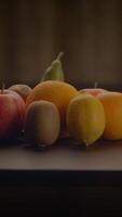 A Colorful Assortment of Fresh and Delicious Fruits Displayed Beautifully on a Table video