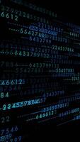 Exploring the Concept of Digital Data Flow Presented in a Matrix Style Representation video