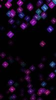 Vivid and Colorful Floating Icons Set Against a Dark Background for Enhanced Visual Appeal video