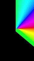 Dynamic Color Spectrum Featuring Vivid Gradients Set Against a Deep Black Background video