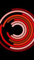 Dynamic Circular Patterns in Shades of Red and Pink Created for Visual Aesthetic Appeal video