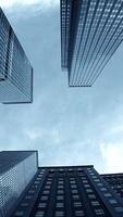 Modern Skyscrapers in a Cityscape A Stunning Blend of Architectural Ingenuity and Design video