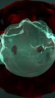 An Abstract Representation of Cellular Structures in Context of Particle Interaction Dynamics video