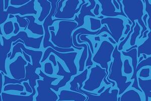 Design with liquid shapes in blue tones. Abstract psychedelic trippy texture. Groovy waves and dots. Simple liquid design. vector