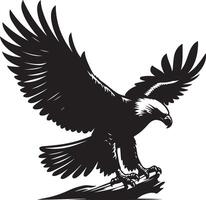 Eagle silhouette silhouette of bald eagle vector
