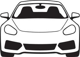 Car icon on white background vector