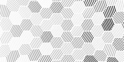 Stylish hexagon shape pattern vector