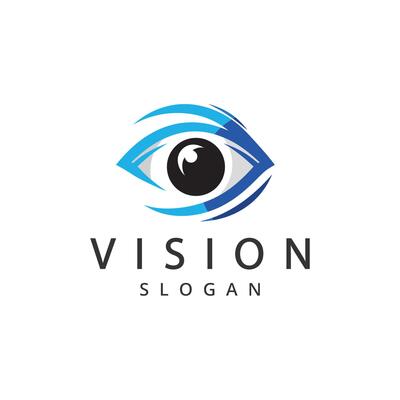 Vision logo Design Template optic symbol