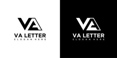 initial letter VA Abstract icon Logo Monogram illustration vector