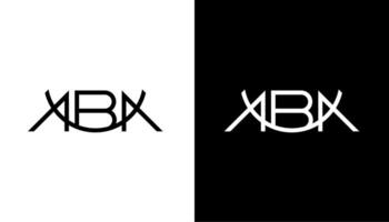 initial letter ABA logo icon initial design template vector