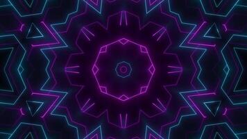 Seamless Kaleidoscope Loop Graphic Motion Background video